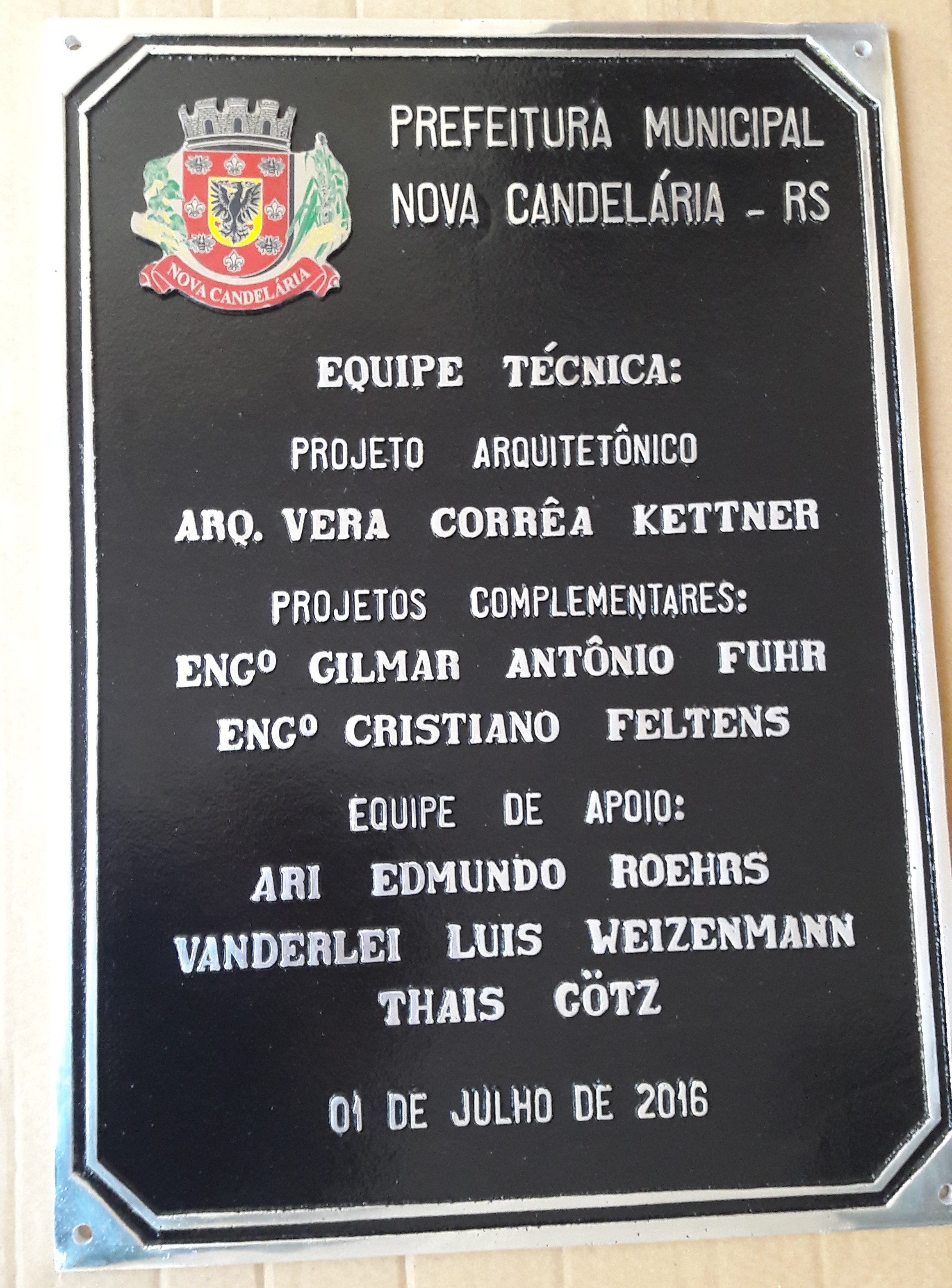 Placa de Alum�nio Fundido