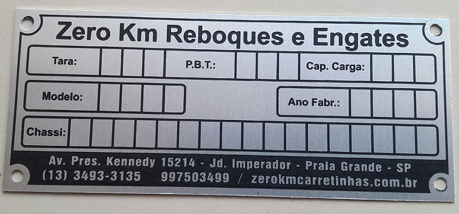 Etiqueta Imobilizado