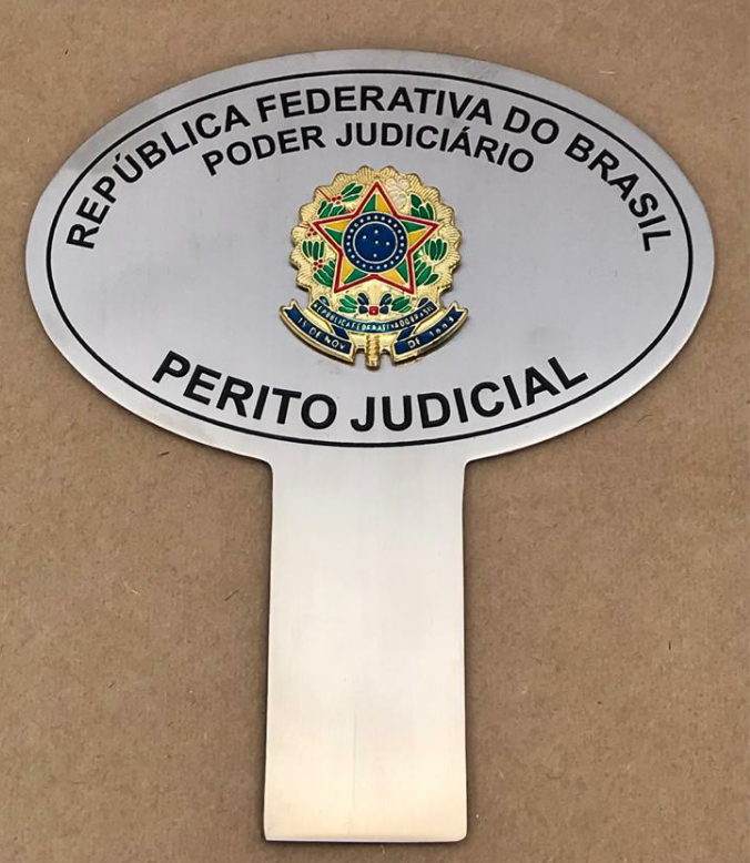 Placa Oval Painel de Carro