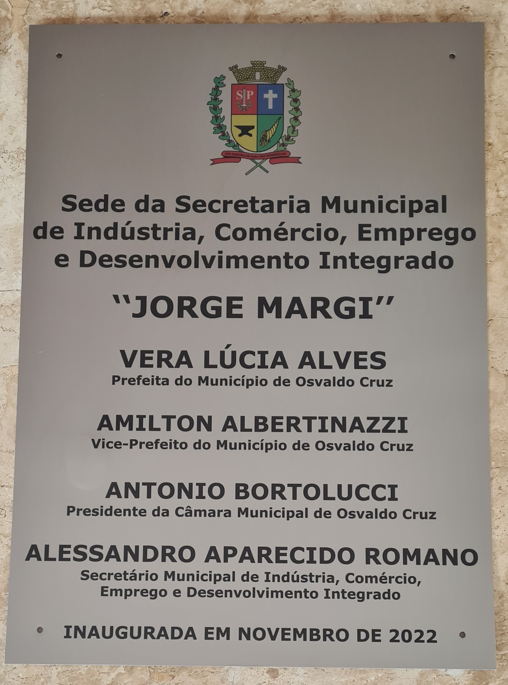 Placa de A�o Inox