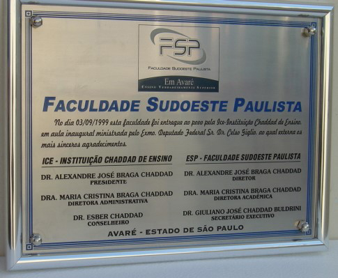 Placa de A�o Inox