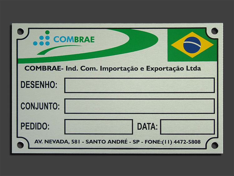 Etiqueta Imobilizado