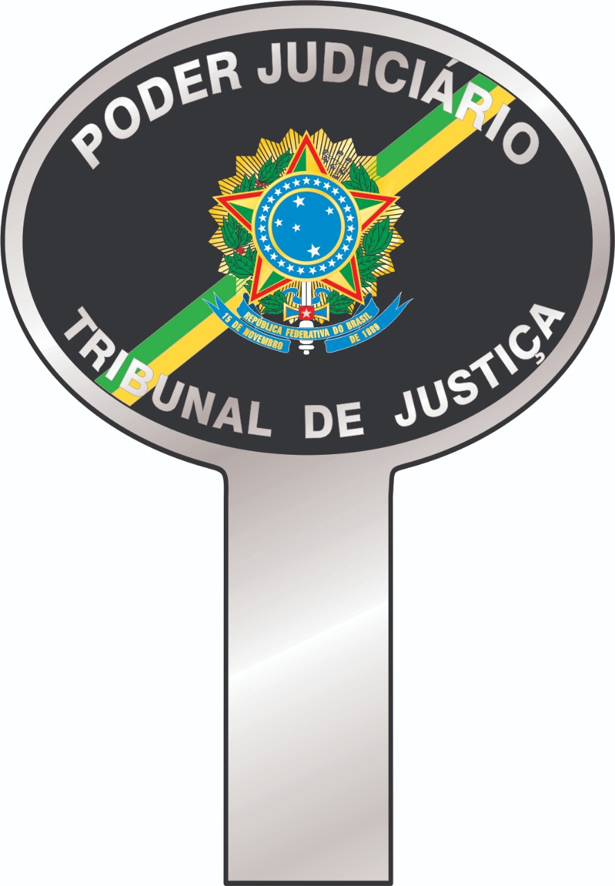 Placa Oval Painel de Carro