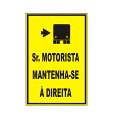 PLACA DE ADVERTNCIA