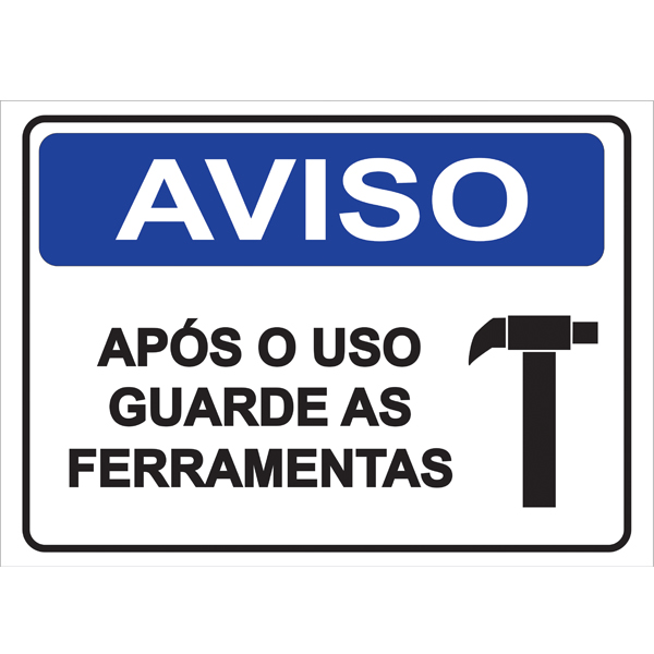 PLACA DE AVISO