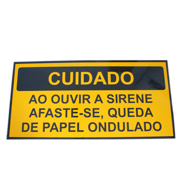 PLACA DE CUIDADO