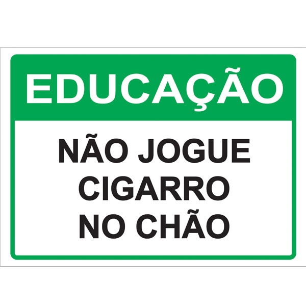 PLACA DE EDUCAO