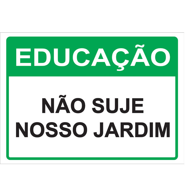 PLACA DE EDUCAO