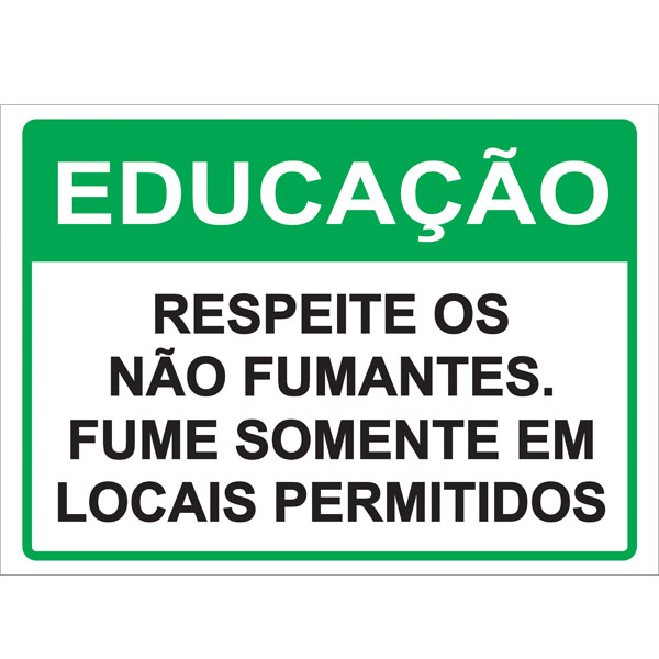 PLACA DE EDUCAO