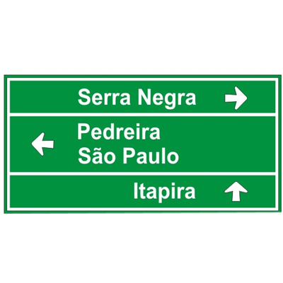 PLACA DE INDICAO