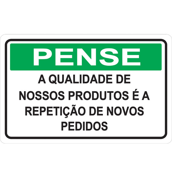 PLACA DE PENSE