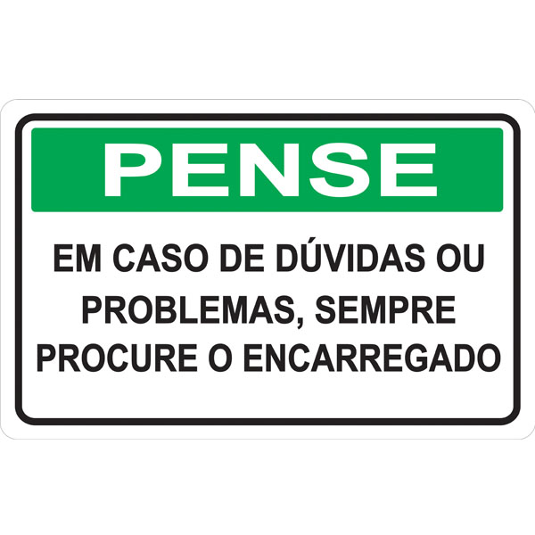 PLACA DE PENSE