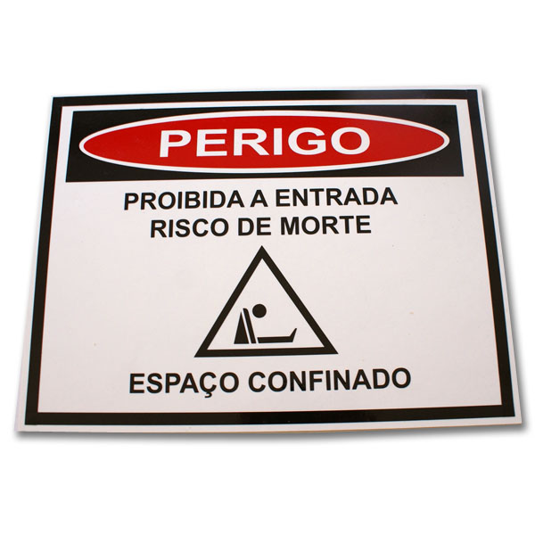 PLACA DE PERIGO