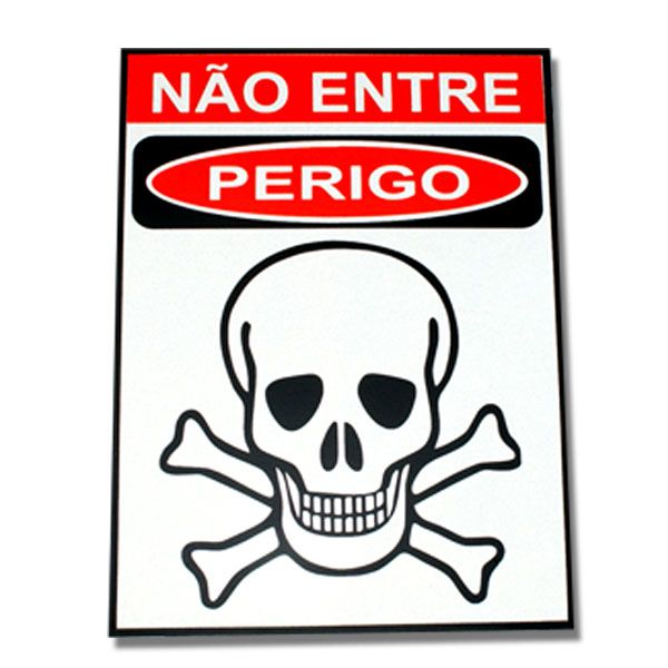 PLACA DE PERIGO