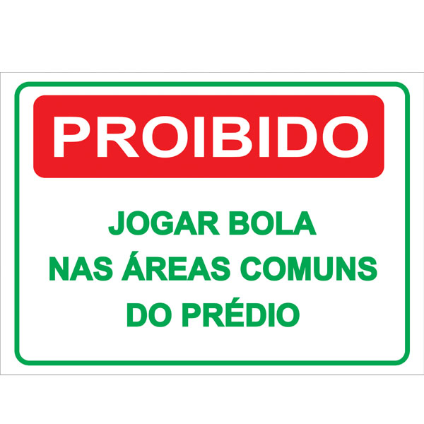 PLACA DE PROIBIDO