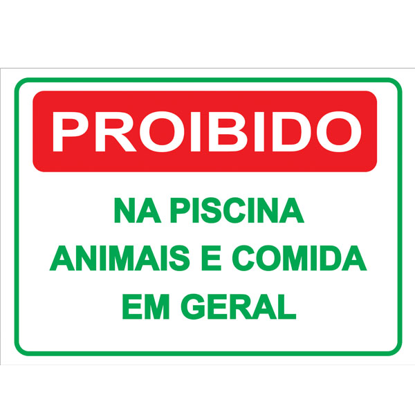 PLACA DE PROIBIDO