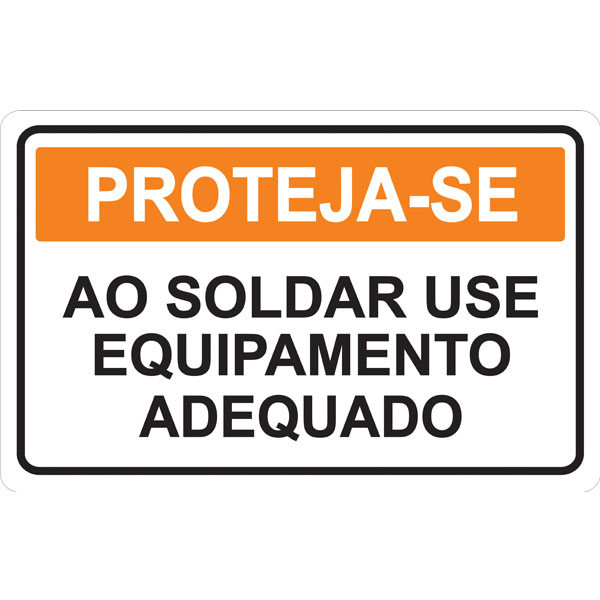 PLACA DE PROTEJA-SE