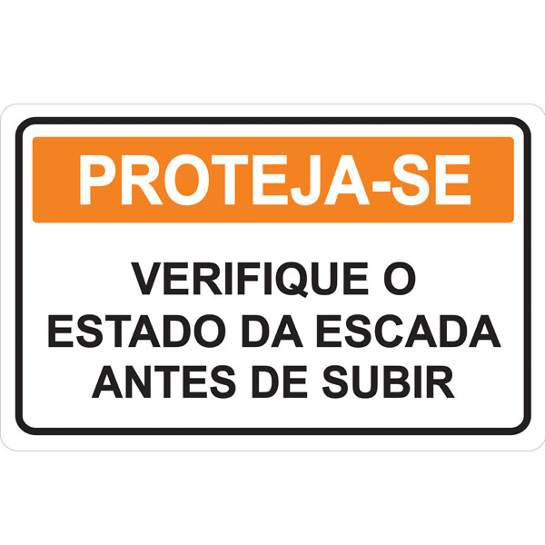 PLACA DE PROTEJA-SE