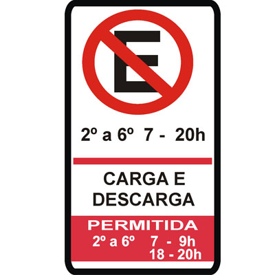 PLACA DE SINALIZAO