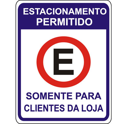 PLACA DE SINALIZAO