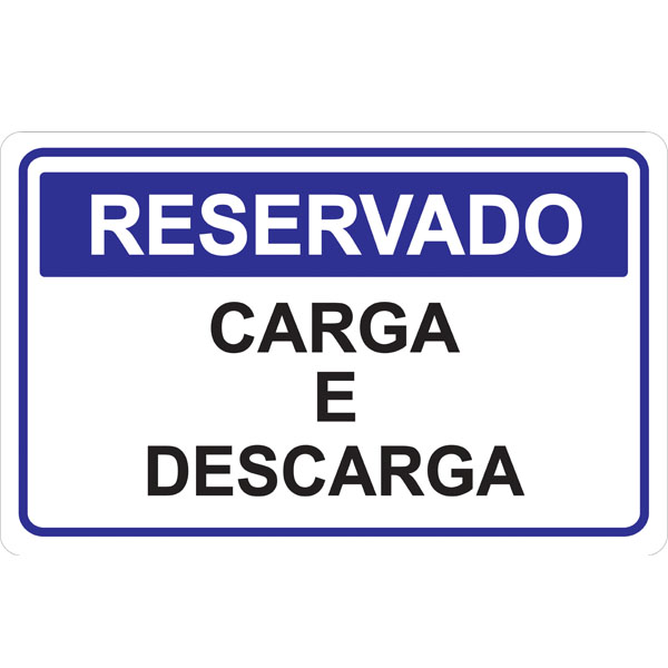 PLACA DE RESERVADO