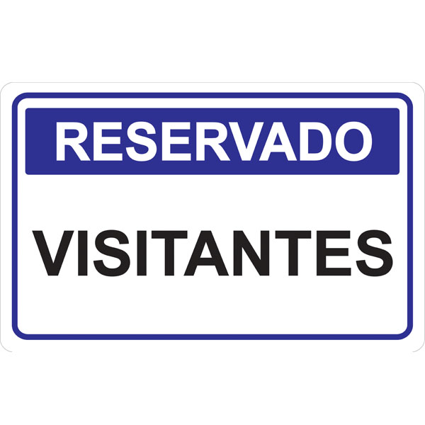 PLACA DE RESERVADO