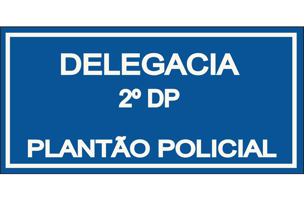 PLACA DE SINALIZAO URBANA